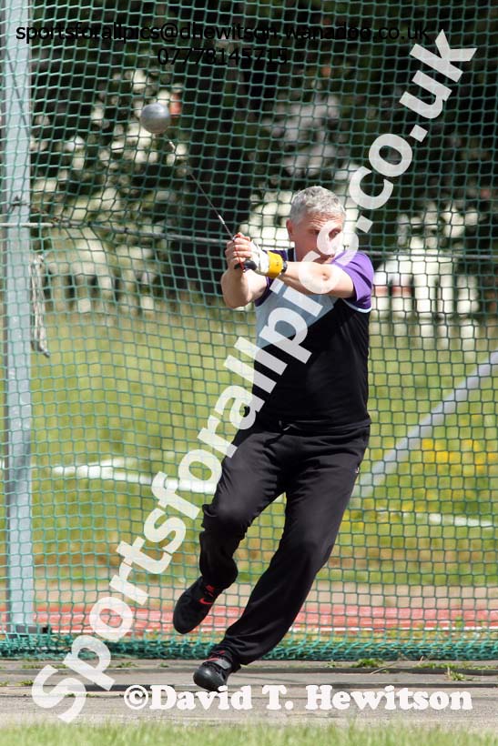 Hammer, North East Masters Champs, Monkton Stadium,  Jarrow. Photo: David T. Hewitson/Sports for All Pics